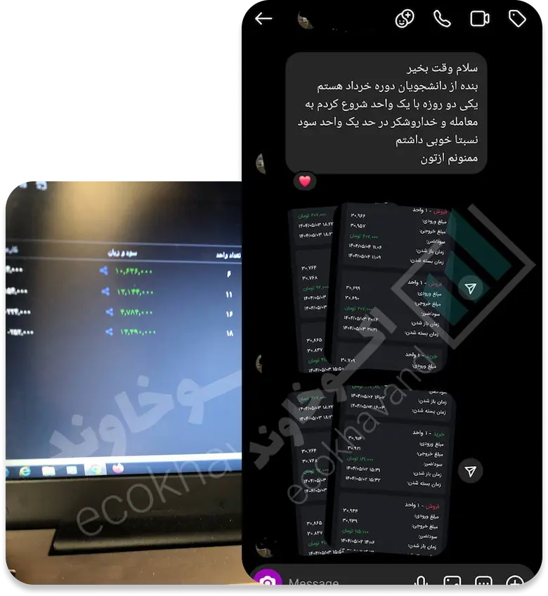 سود یک نوسان روزانه